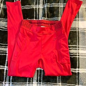 Red Size S GYMSHARK leggings